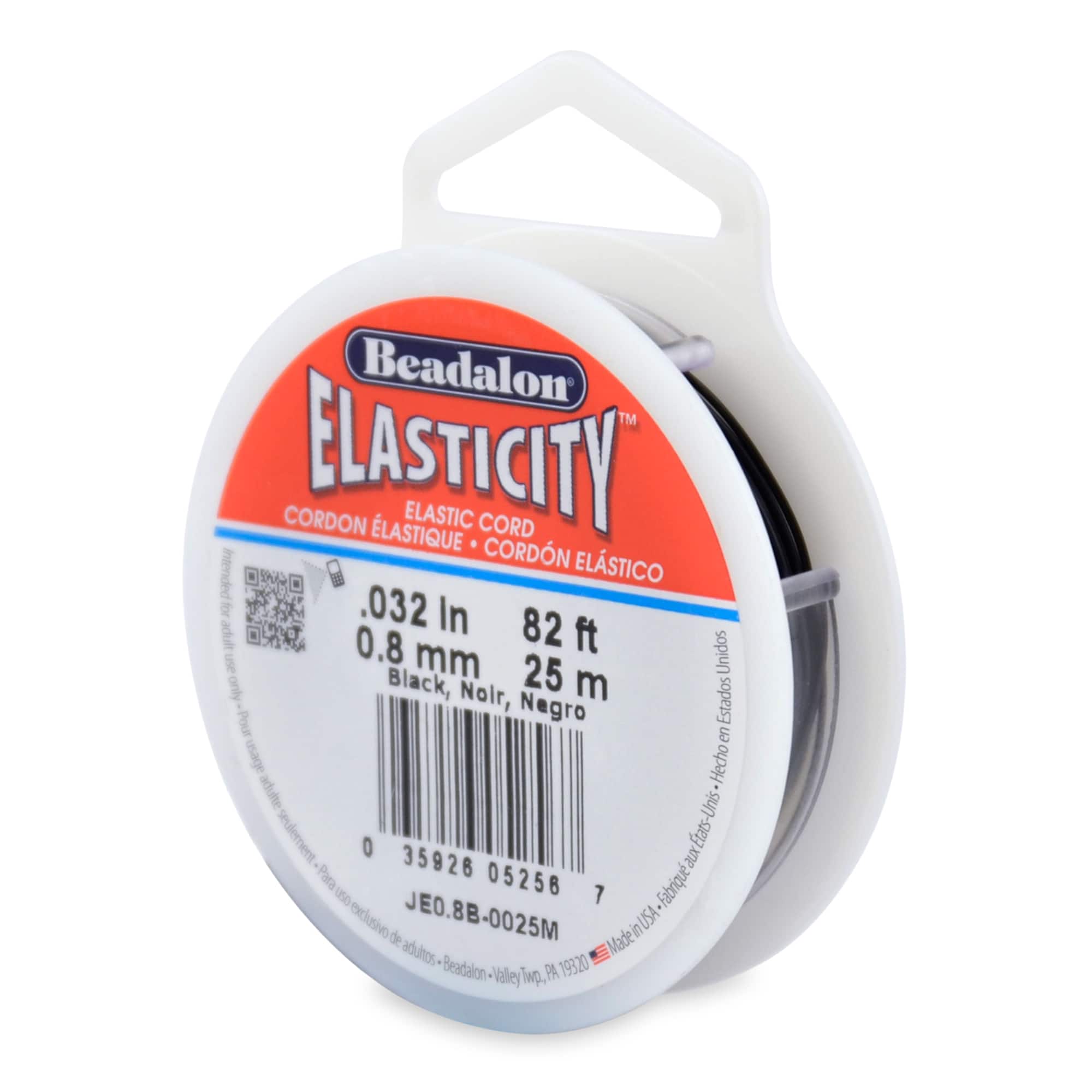 Beadalon® Elasticity™ 0.8mm Stretch Cord
